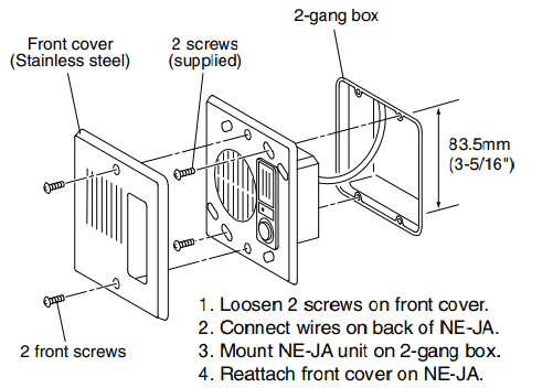 AIPHONE NE-JA SERIES