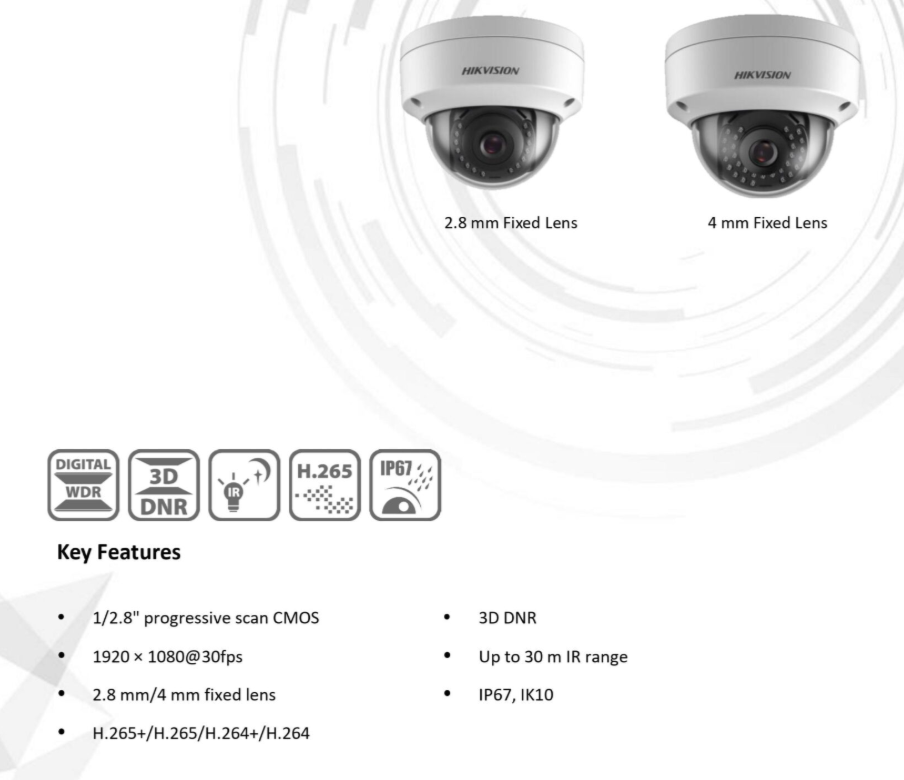 HIKVISION DS-2CD1123G0-I 