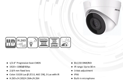 HIKVISION DS-2CD1323G0-IUF