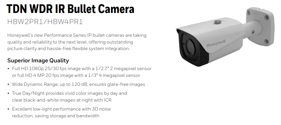 HONEYWELL HBW4PR1 
