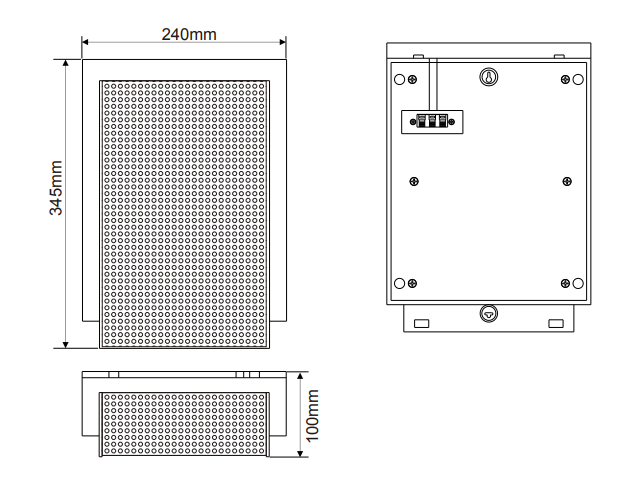 HONEYWELL L-PWP10A  CABINET LOUDSPEAKER