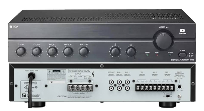 TOA A-2060D-EB Digital Mixer Amplifier