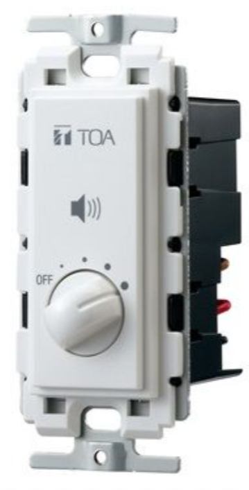 TOA AT-063AP FLUSH-MOUNTED WALL ATTENUATOR