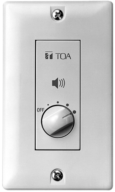 TOA AT-063AP FLUSH-MOUNTED WALL ATTENUATOR