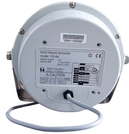 TOA CS-64 PROJECTION SPEAKERS