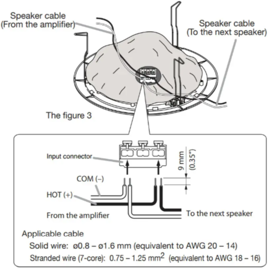 TOA PC-668R CEILING MOUNT SPEAKER