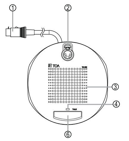 TOA TS-682L DELEGATE UNIT WITH LONG MICROPHONE